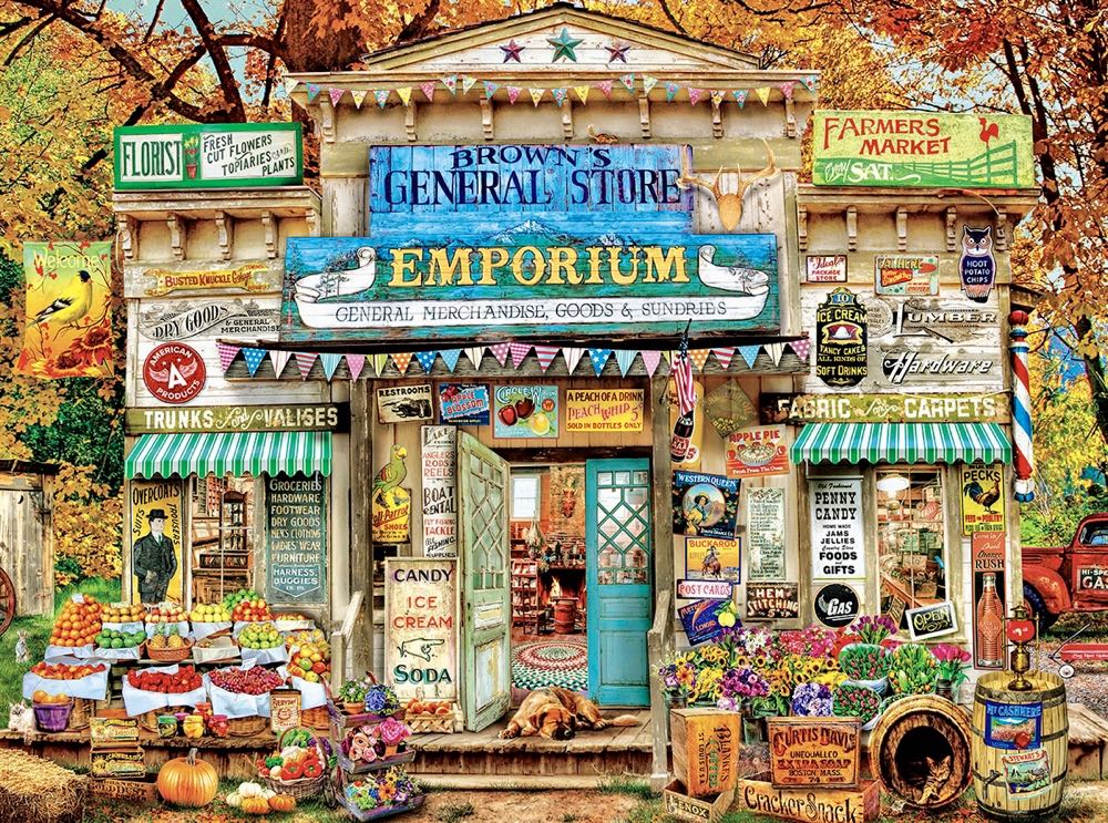 Aimee : Brown’s General Store - Buffalo puzzle collectible [Barcode 079346020751] - Main Image 2