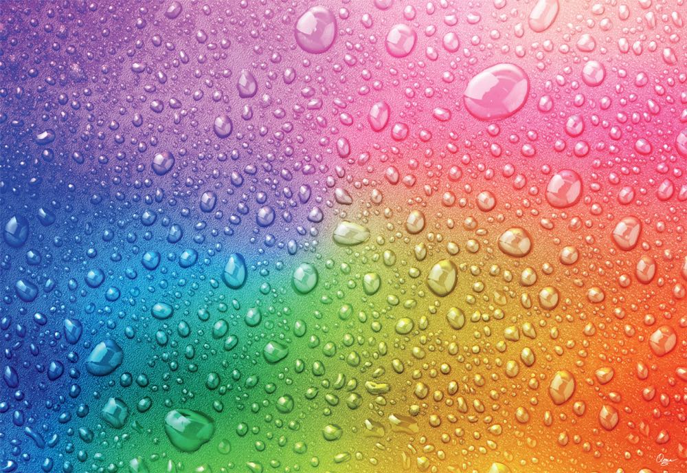 Drops of Color - Buffalo puzzle collectible [Barcode 079346127092] - Main Image 2