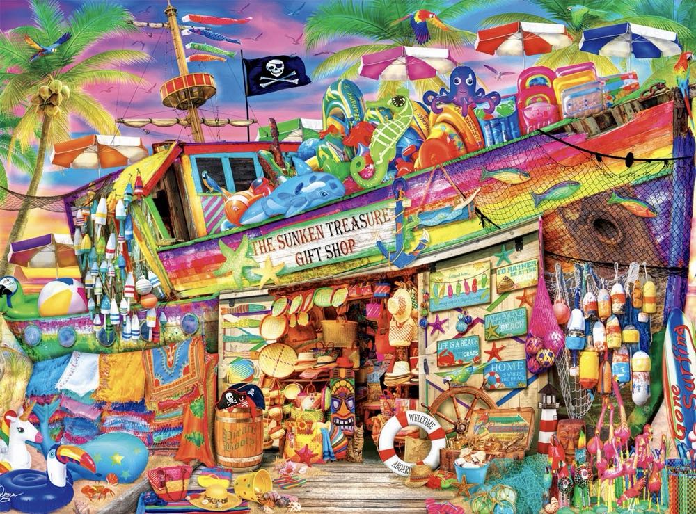 Aimee Stewart:Sunken Treasure - Buffalo puzzle collectible [Barcode 079346117512] - Main Image 2