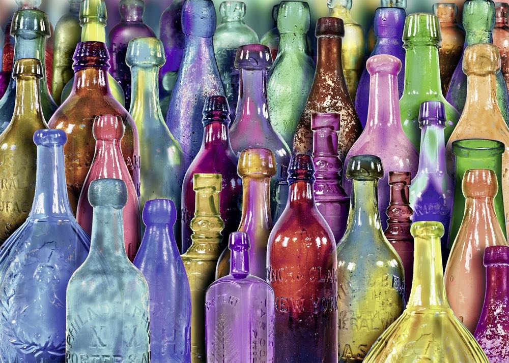 Aimee : Colorful Bottles - Ravensburger puzzle collectible [Barcode 4005556197279] - Main Image 2