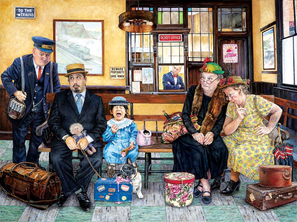 The Critics - SunsOut puzzle collectible [Barcode 796780445161] - Main Image 2