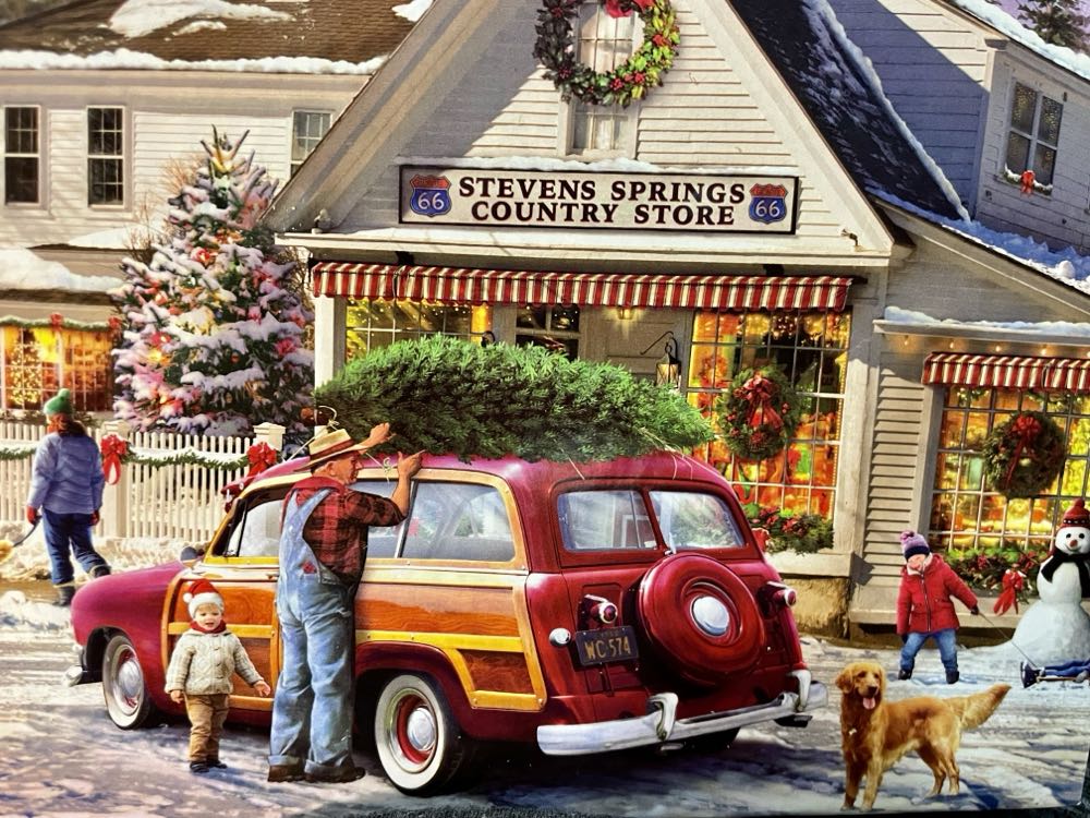 Classic Christmas : Country Store - Ceaco puzzle collectible [Barcode 021081332309] - Main Image 2