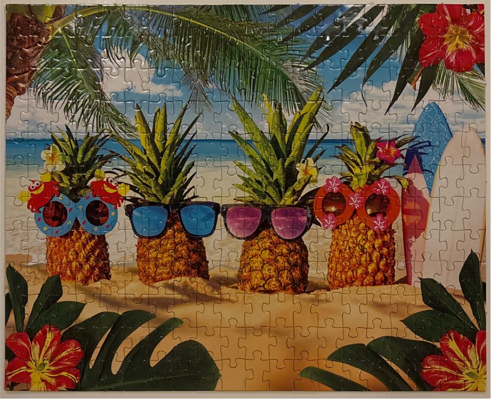 Surfing Summer / Pineapple Family Vacation - CraZArt puzzle collectible [Barcode 639277217899] - Main Image 2
