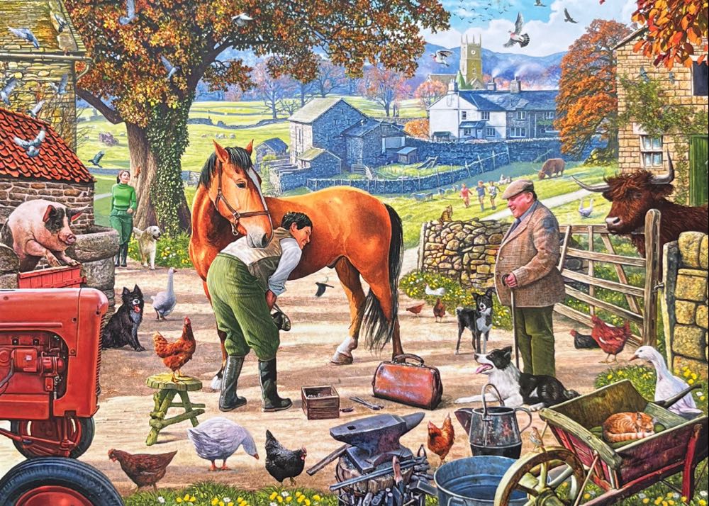 Farrier On The Farm - Gibsons puzzle collectible [Barcode 5012269031546] - Main Image 2
