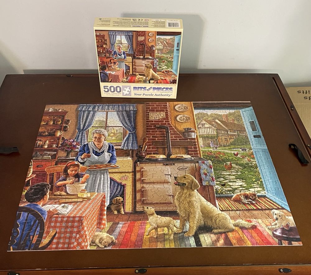 Cottage Interior - Bits And Pieces puzzle collectible [Barcode 192949072542] - Main Image 2