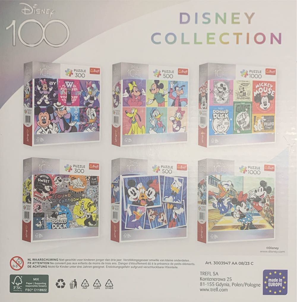 Disney 100 Sound Cartoons - Trefl 🇵🇱 puzzle collectible [Barcode 2007030039473] - Main Image 2