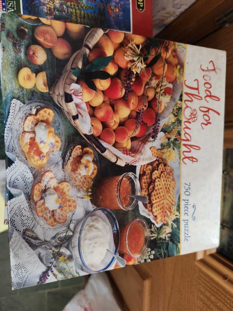 Food For Thought - Ceaco puzzle collectible [Barcode 021081029599] - Main Image 2