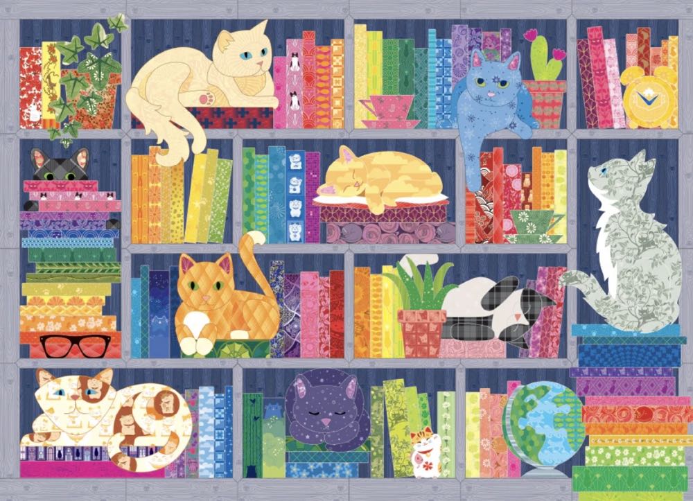Rainbow Cats - Cobble Hill puzzle collectible [Barcode 625012450904] - Main Image 2