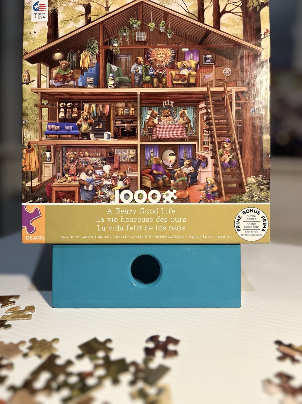 A Beary Good Life (UV)🧩 - Ceaco puzzle collectible [Barcode 021081333801] - Main Image 2