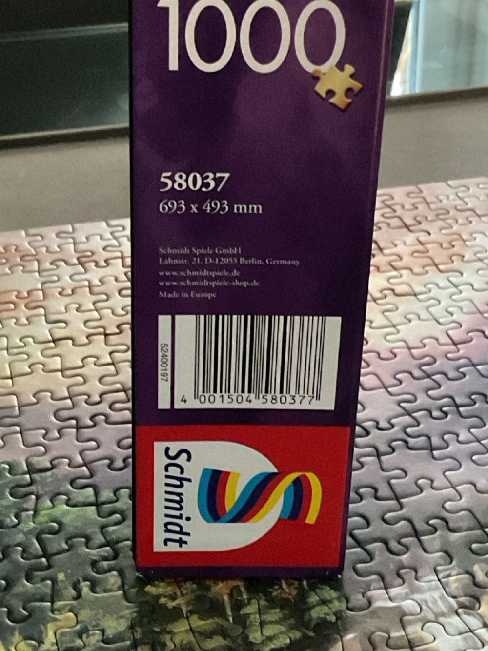 Snow White And The Queen - Schmidt puzzle collectible [Barcode 4001504580377] - Main Image 3