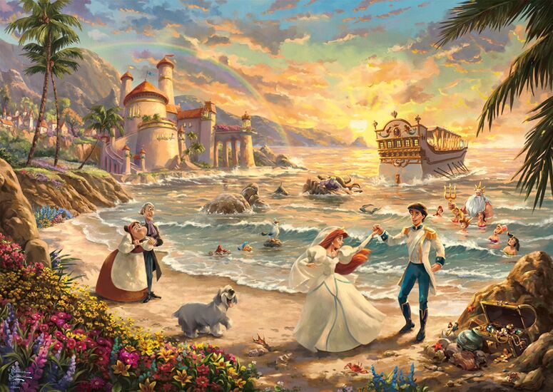 The Little Mermaid Celebration Of Love - Schmidt Spiele puzzle collectible [Barcode 4001504580360] - Main Image 2