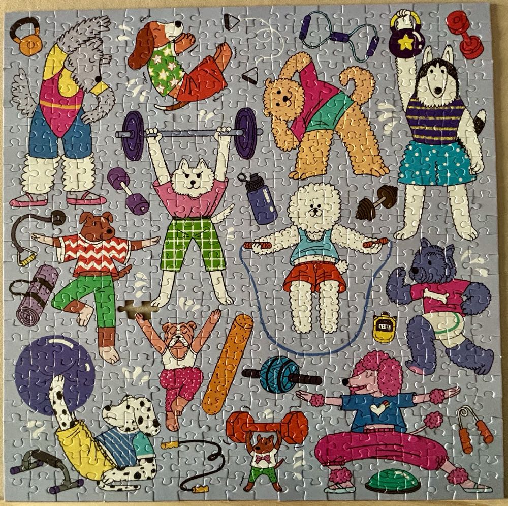 Well Trained Dogs - Mudpuppy puzzle collectible [Barcode 9780735372498] - Main Image 2