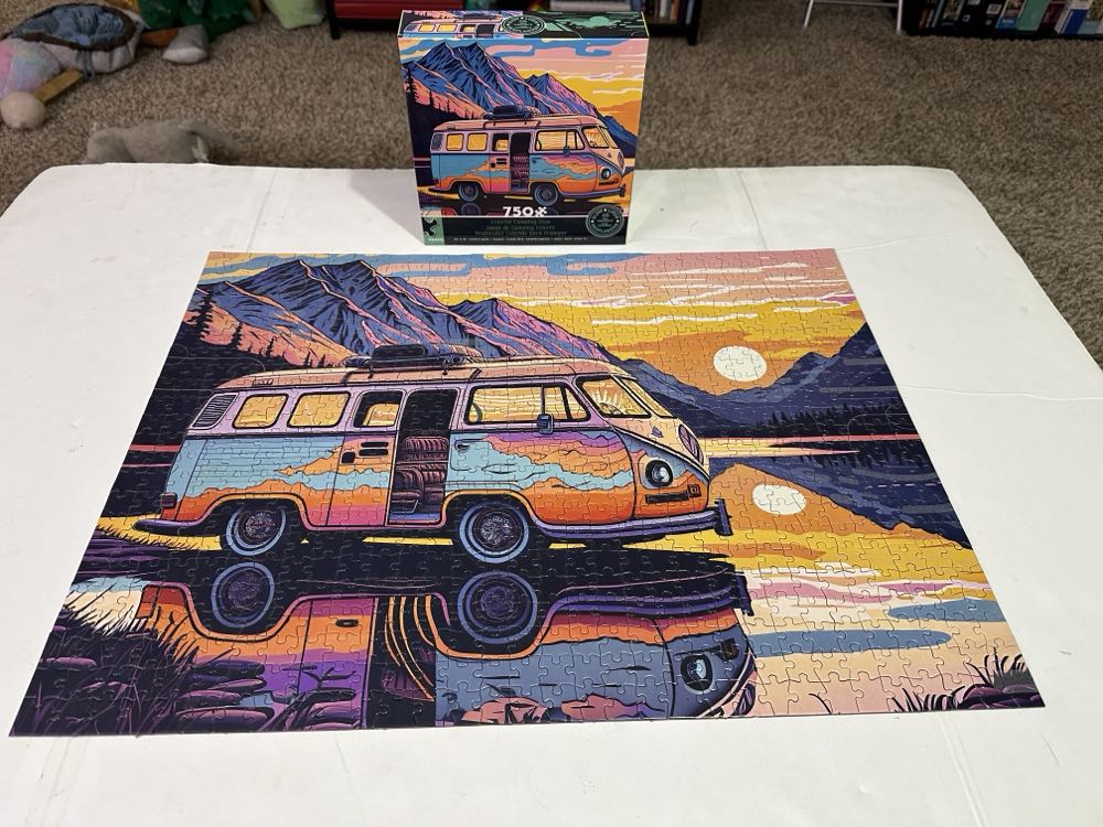 Colorful Camping Glow - Ceaco 🇺🇸 puzzle collectible - Main Image 2