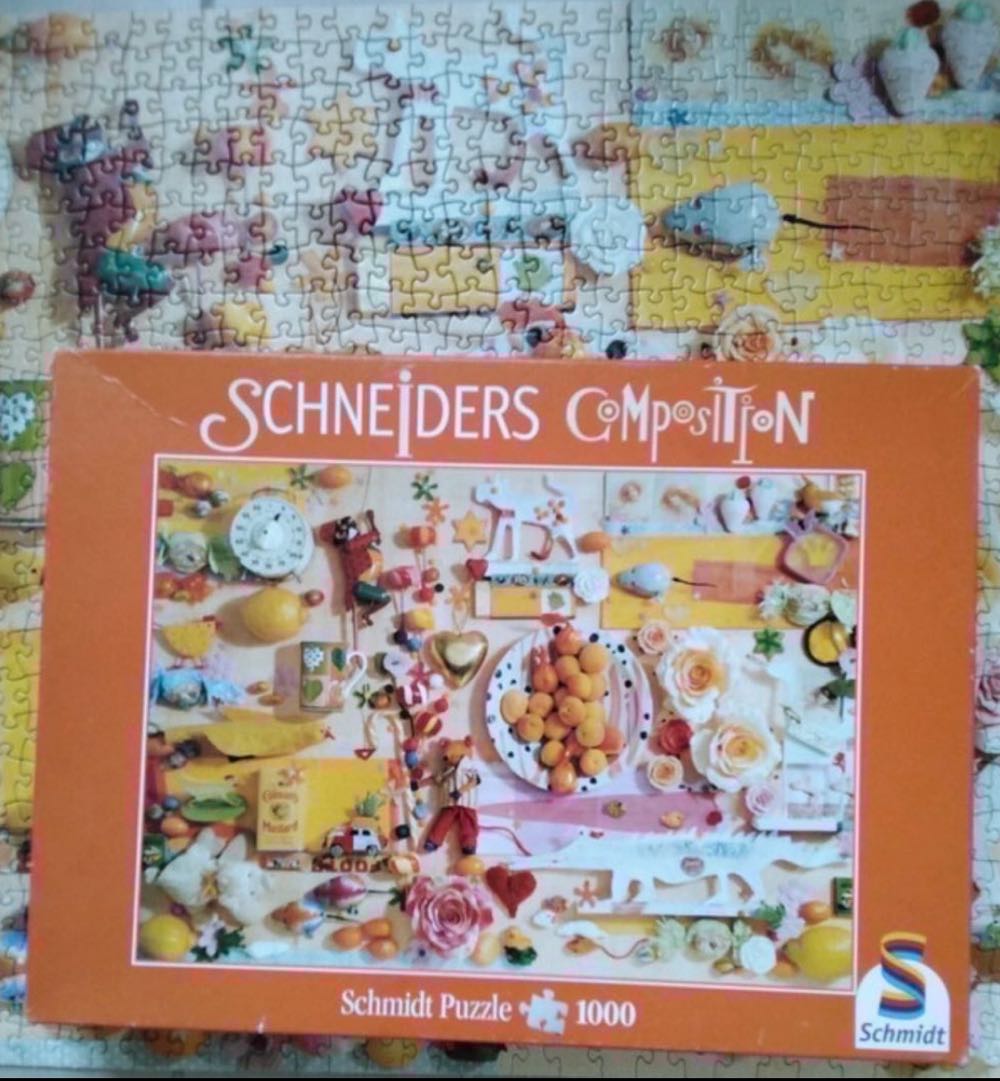 Schneiders Composition Apricot Season - Schmidt Puzzle puzzle collectible [Barcode 4001504572983] - Main Image 4