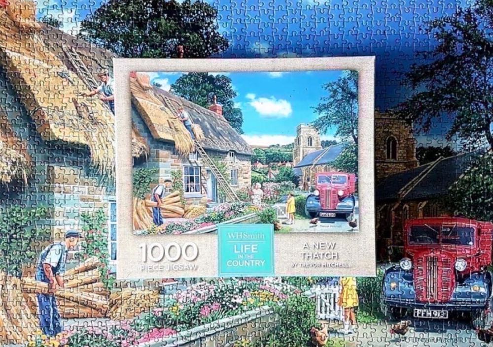 A New Thatch - WHSMITH puzzle collectible [Barcode 37567507] - Main Image 4