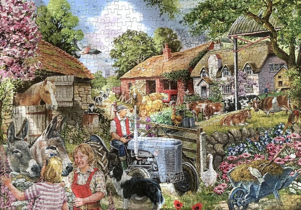 At The Farm Gate - From Cheryl - House Of Puzzles puzzle collectible [Barcode 5060002005897] - Main Image 3