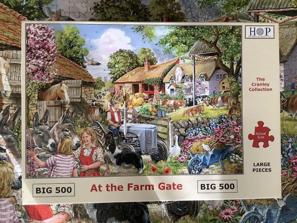 At The Farm Gate - From Cheryl - House Of Puzzles puzzle collectible [Barcode 5060002005897] - Main Image 4