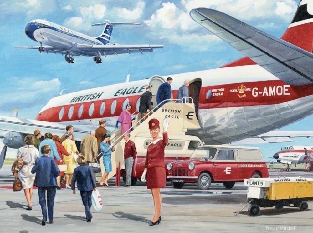 Happy Days at Work 4 : The Air Hostess - Ravensburger puzzle collectible [Barcode 4005556142033] - Main Image 2