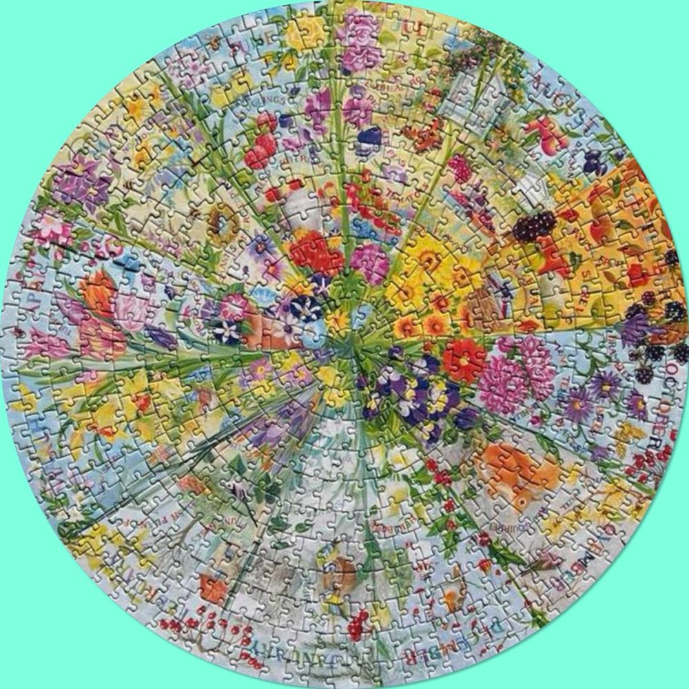 A Year In The Garden 🟦 - Gibsons puzzle collectible [Barcode 5012269037050] - Main Image 3