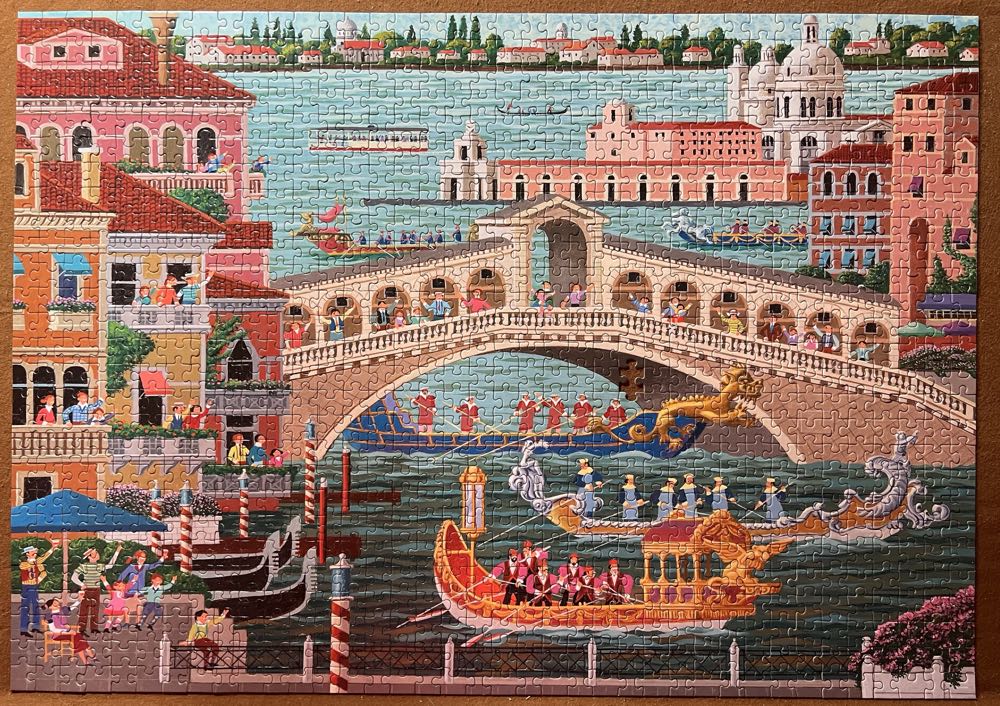 Venice Boat Parade - Mega Puzzles puzzle collectible - Main Image 2