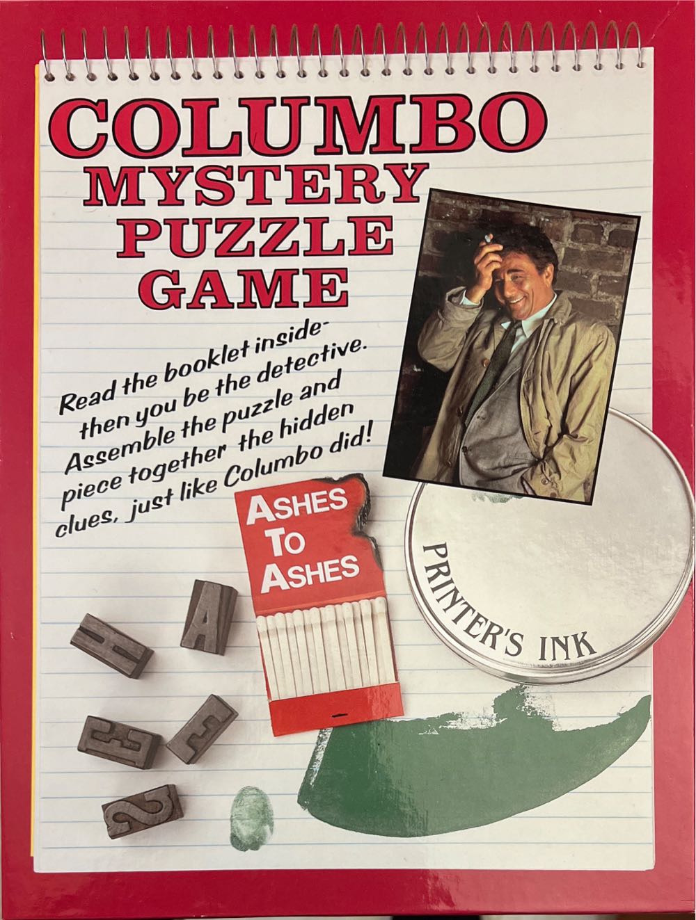 NFS Puzzle Thriller Columbo Ashes To Ashes C - American Publishing 🚫 puzzle collectible [Barcode 078581067354] - Main Image 2