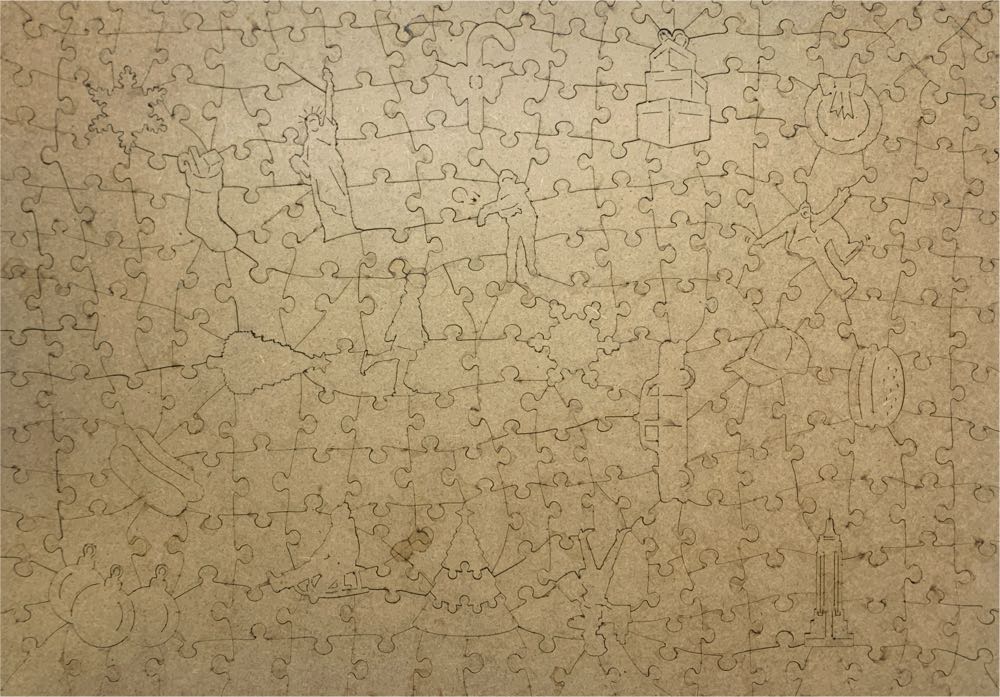 Skating At Rockerfeller Center - Wentworth Wooden Puzzles 🇬🇧 puzzle collectible [Barcode 6050265326272] - Main Image 3