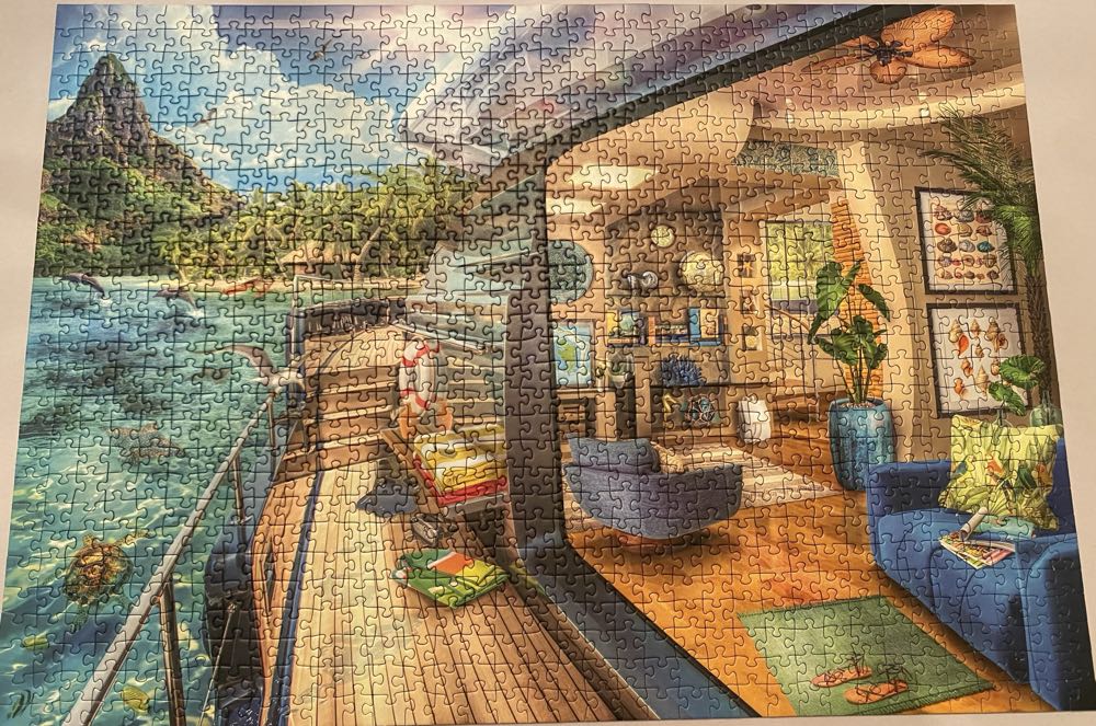 Tropical Island Charter - Ravensburger puzzle collectible [Barcode 4005555004134] - Main Image 2