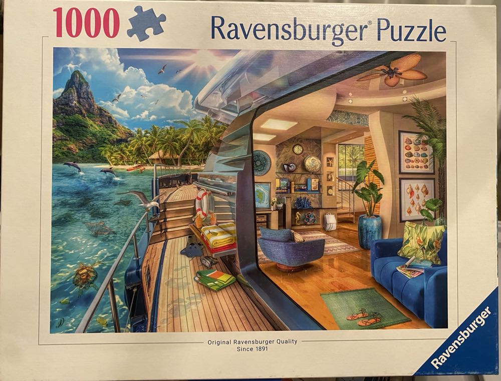 Tropical Island Charter - Ravensburger puzzle collectible [Barcode 4005555004134] - Main Image 3