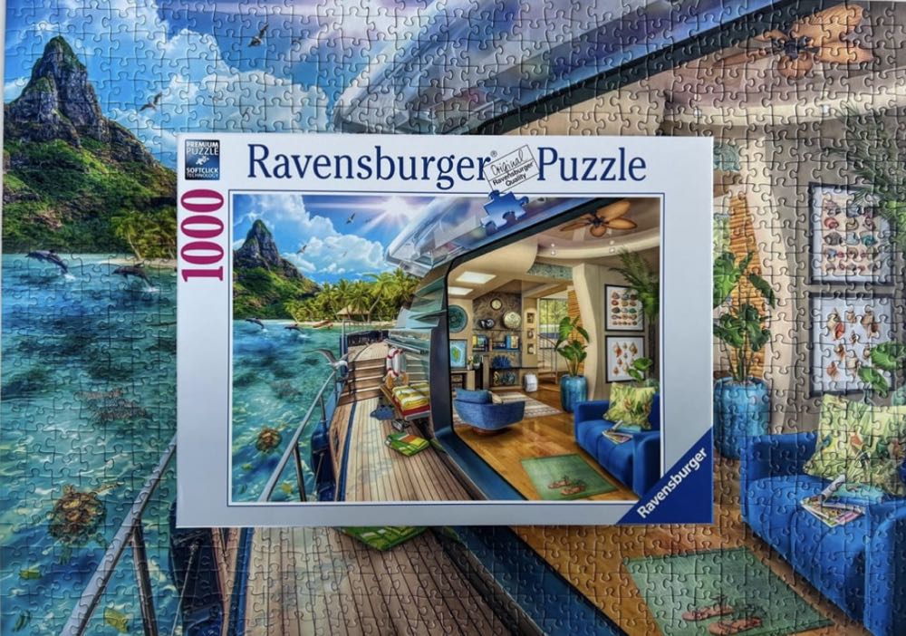 Tropical Island Charter - Ravensburger puzzle collectible [Barcode 4005555004134] - Main Image 4
