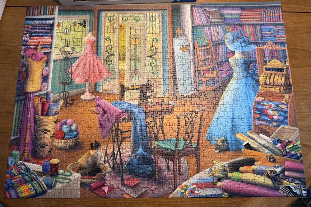 Seamstress Shop - Ravensburger puzzle collectible - Main Image 2
