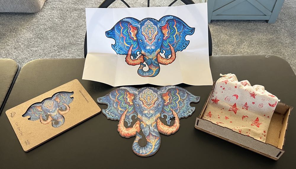 Mysterious Wooden Elephant-770, 1/17/25 - Unknown puzzle collectible - Main Image 4
