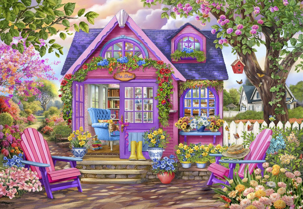 She Shed (Verkopen Wanneer Terug) - Bluebird Puzzle puzzle collectible [Barcode 3663384905971] - Main Image 2