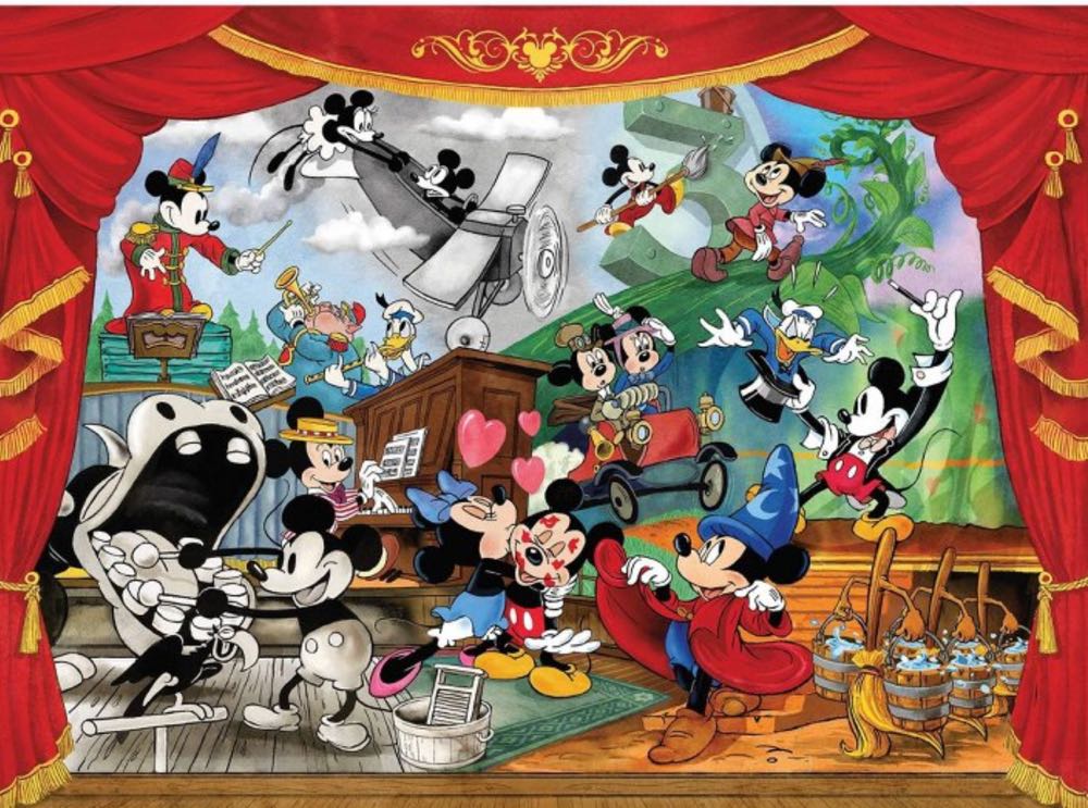 Mickey Through The Years - Ceaco puzzle collectible [Barcode 021081400145] - Main Image 2
