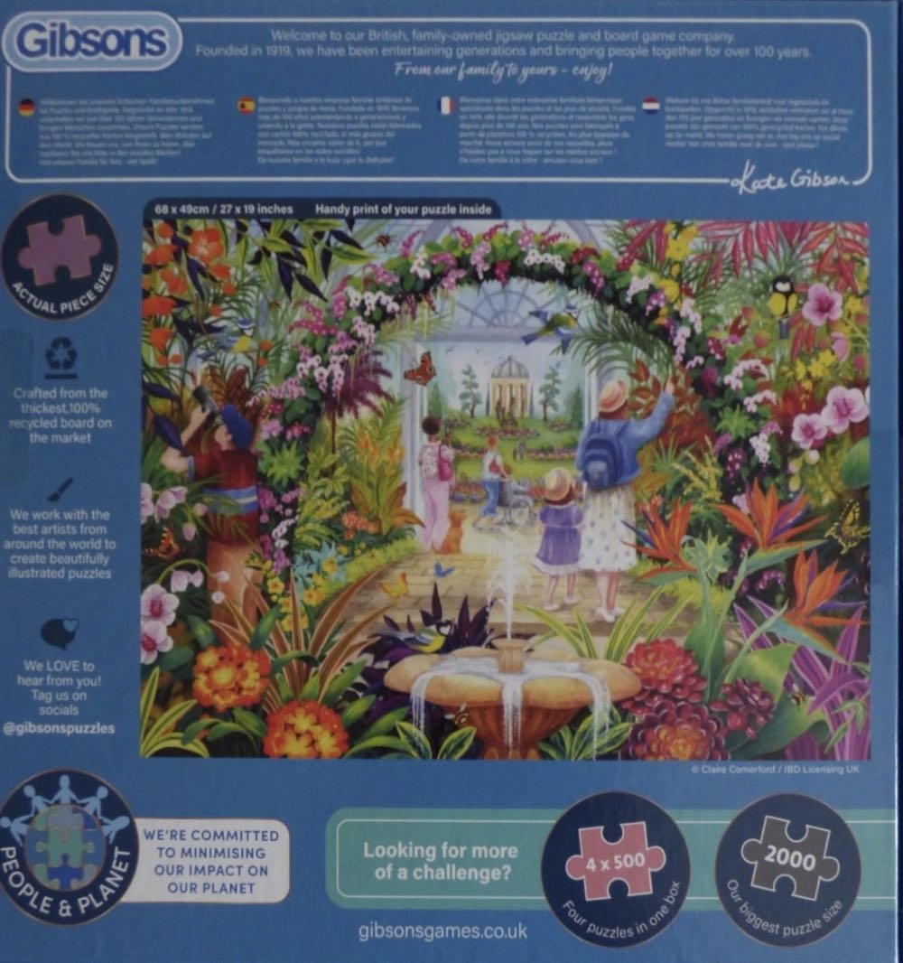 Botanical Blooms - Gibsons puzzle collectible [Barcode 5012269064056] - Main Image 4