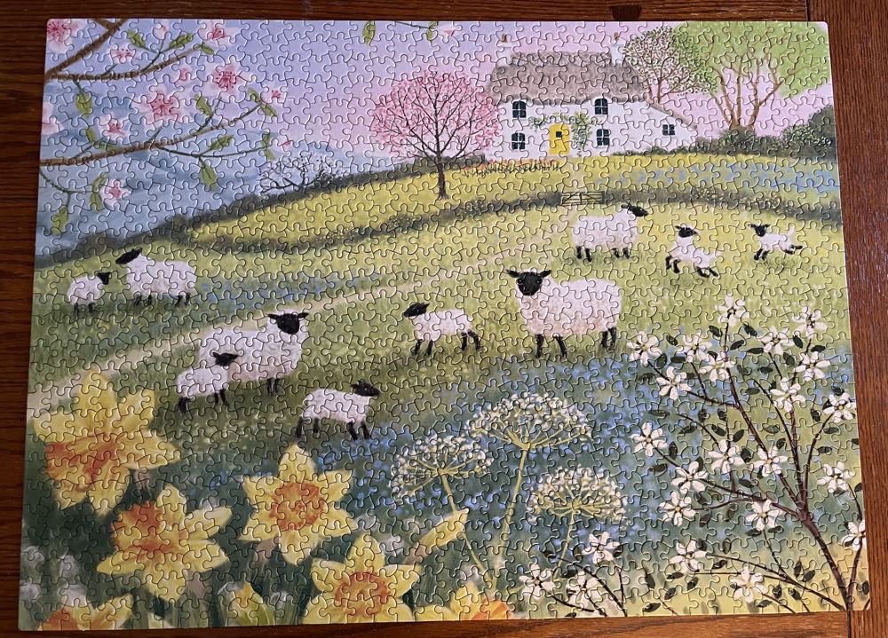 Spring Lambs - KI Puzzles puzzle collectible [Barcode 773392503342] - Main Image 2