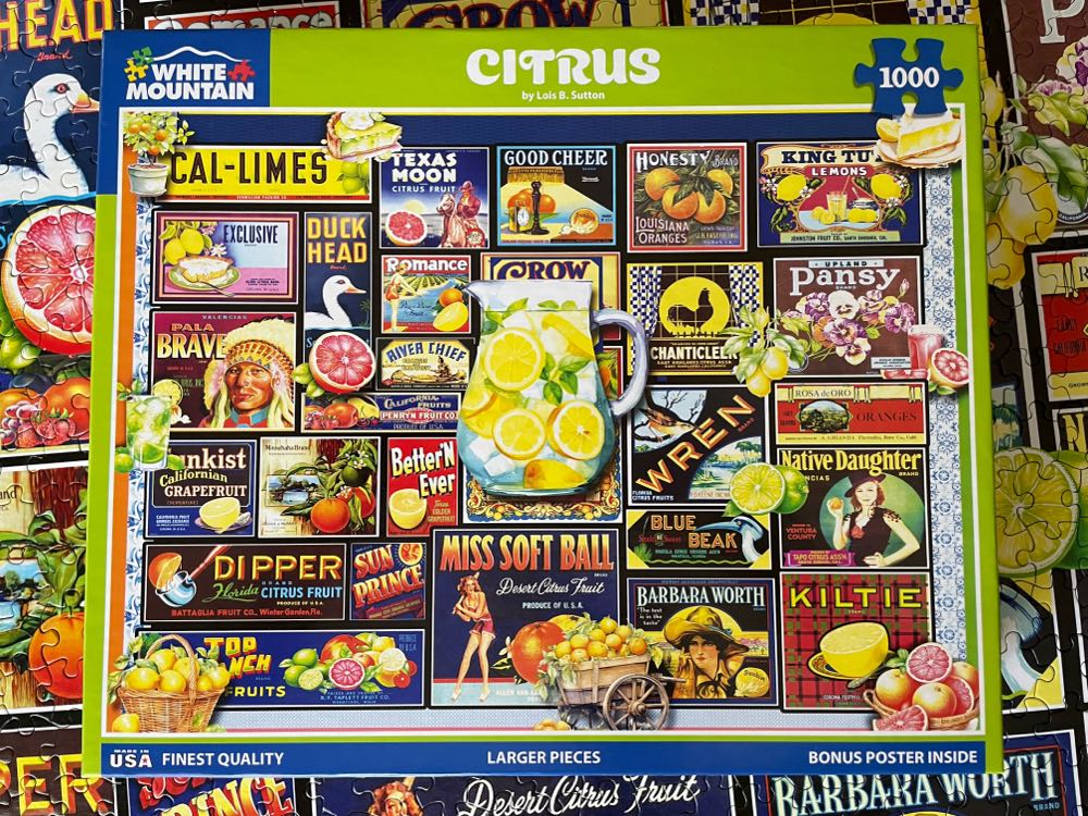 Citrus - White Mountain puzzle collectible [Barcode 724819267699] - Main Image 3