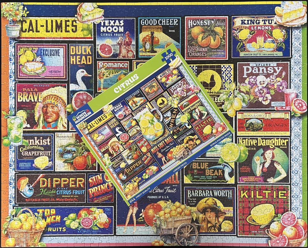 Citrus - White Mountain puzzle collectible [Barcode 724819267699] - Main Image 4