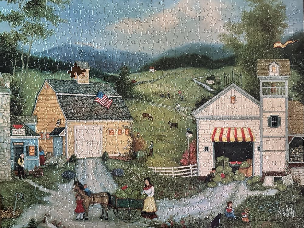 Melon Patch Farm - Ceaco puzzle collectible - Main Image 2