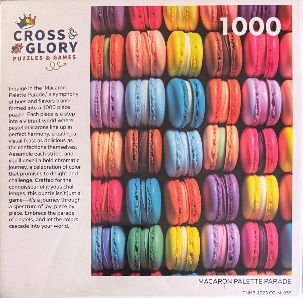 Macaron Palette Parade - Cross & Glory puzzle collectible [Barcode 850050598572] - Main Image 3