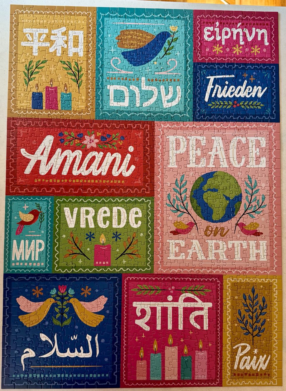 Peace - Cobble Hill puzzle collectible - Main Image 2