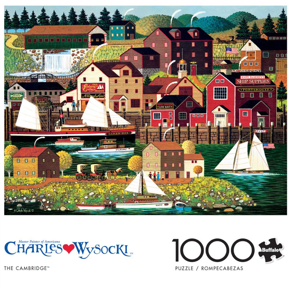 The Cambridge - Buffalo Games puzzle collectible [Barcode 079346133246] - Main Image 2