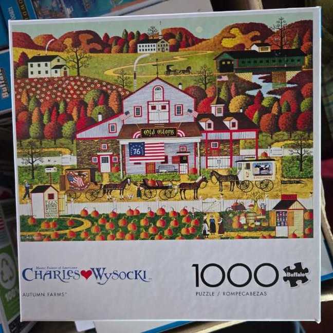 Autumn Farms - Buffalo Games puzzle collectible [Barcode 079346133253] - Main Image 2
