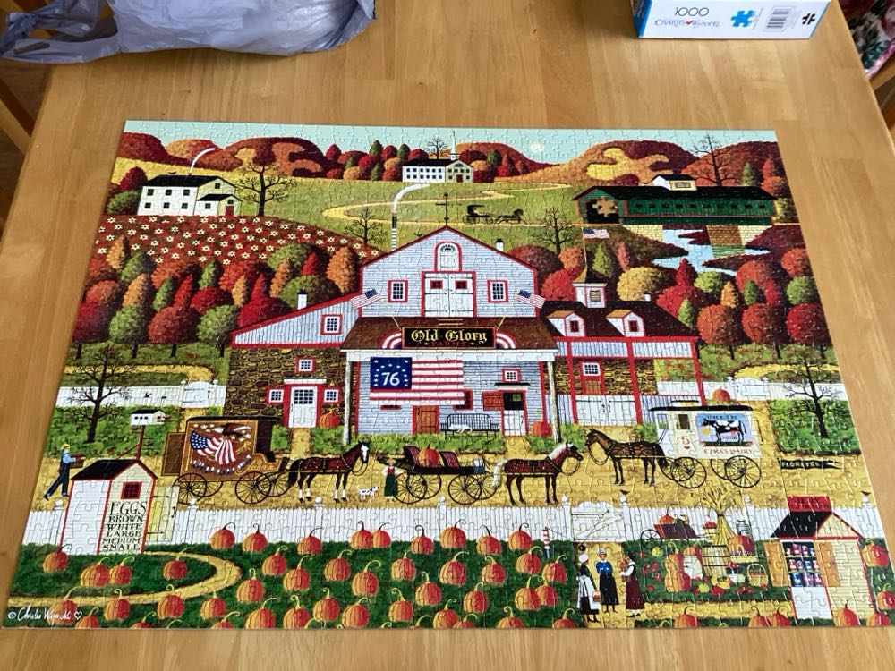 Autumn Farms - Buffalo Games puzzle collectible [Barcode 079346133253] - Main Image 3