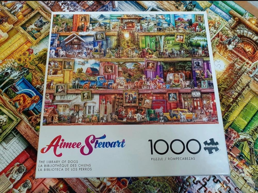 Aimee : Library of Dogs, The 🆕©️ - Buffalo puzzle collectible [Barcode 079346127511] - Main Image 4