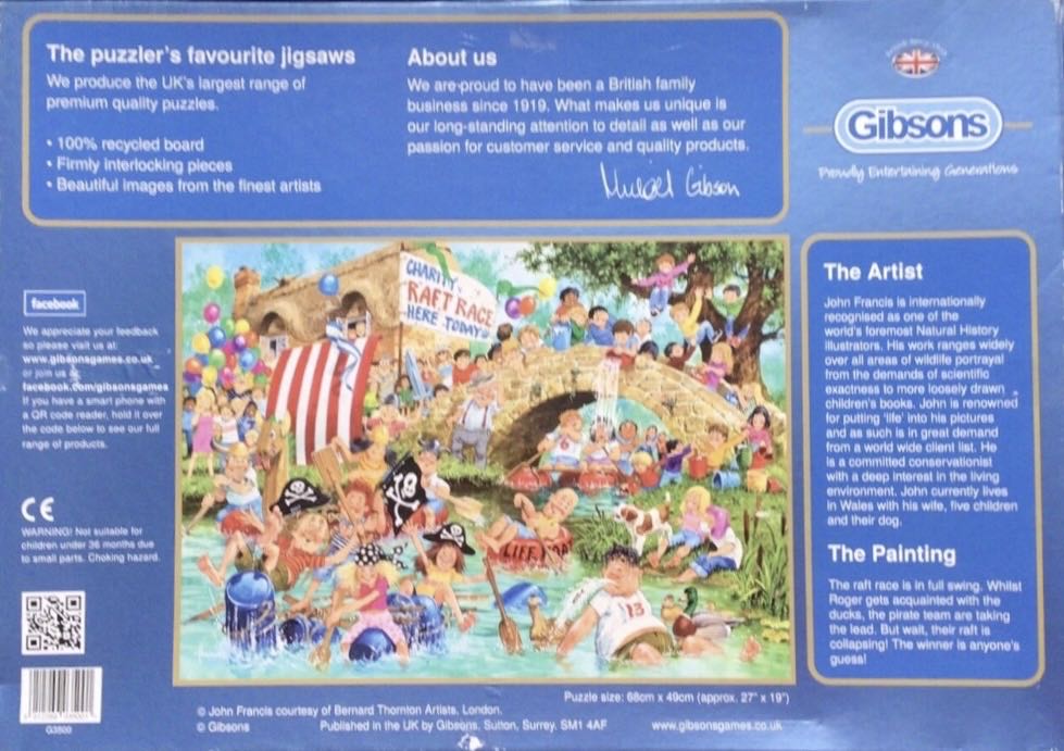 Rollicking Rafters - Gibsons 🇬🇧 puzzle collectible [Barcode 5012269035001] - Main Image 4