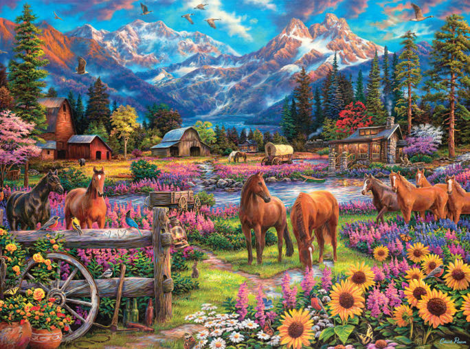 Free To Roam - Jenn - Buffalo puzzle collectible [Barcode 079346123322] - Main Image 2