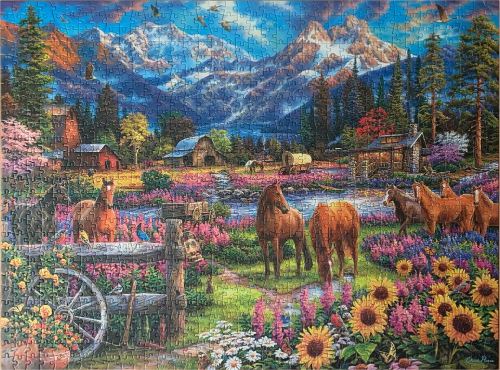 Free To Roam - Jenn - Buffalo puzzle collectible [Barcode 079346123322] - Main Image 3