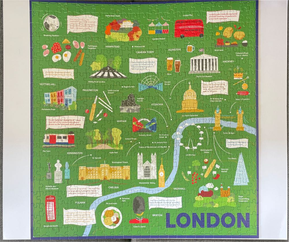 London Map - Hardie Grant puzzle collectible [Barcode 9781741177428] - Main Image 3