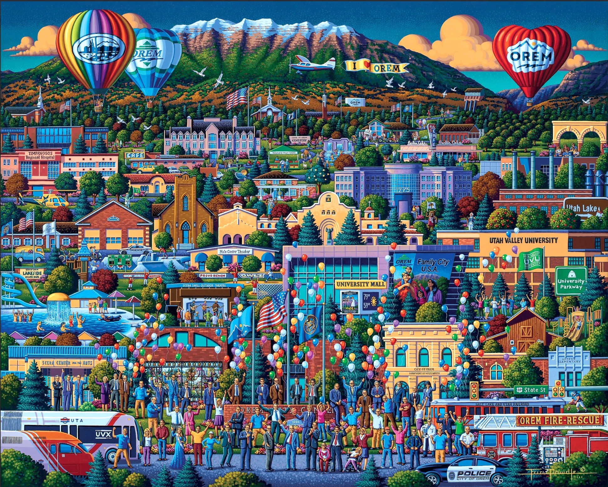 Orem Centennial (V) - Dowdle puzzle collectible - Main Image 2