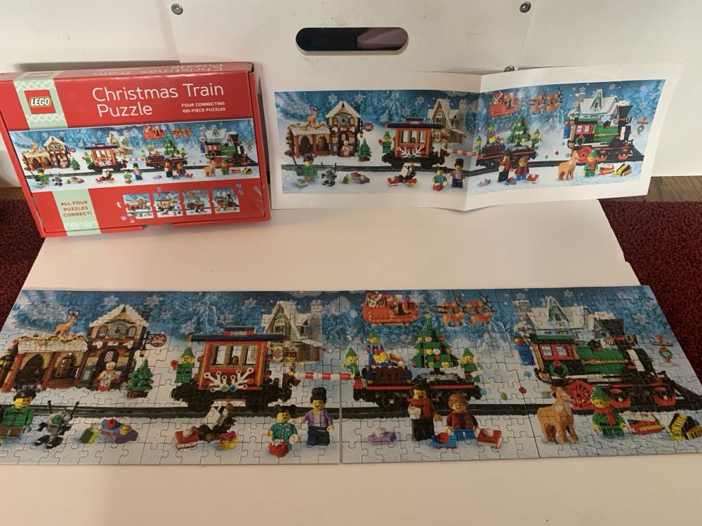 LEGO Christmas Train - the LEGO group puzzle collectible [Barcode 9781797221335] - Main Image 2